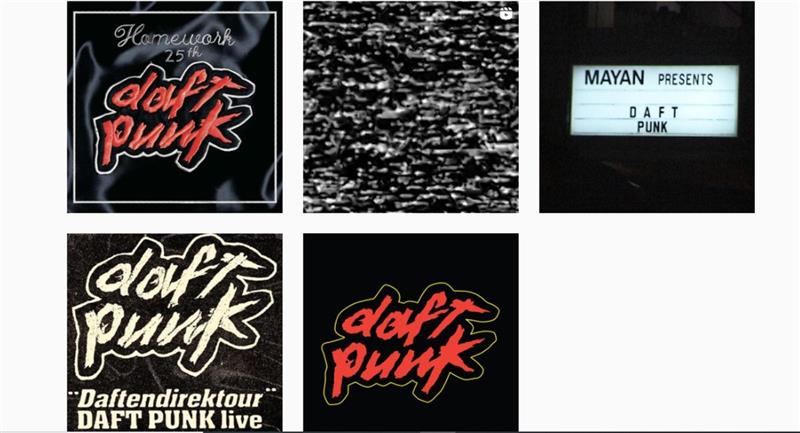 Publications sur Instagram de Daft Punk.  Photo : Instagram @daftpunk