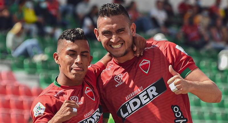 Patriotes contre Pereira.  Photo : Twitter @PatriotasboySA