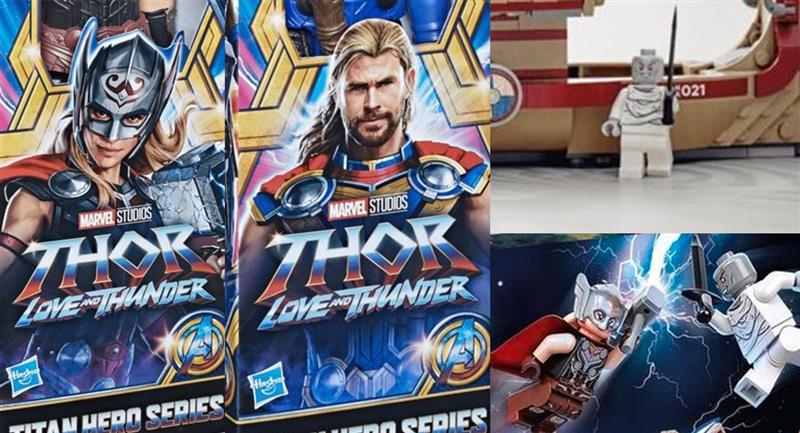 Voici les nouvelles photos de "Thor amour et tonnerre".  Photo : Twitter @QuidVacuo_