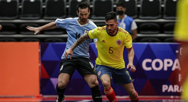 Colombie vs Uruguay Copa America Futsal.  Photo : Twitter @CopaAmerica