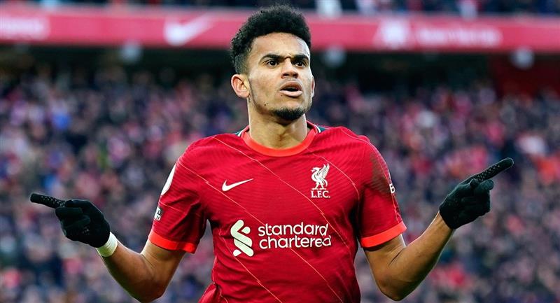 But de Luis Diaz avec Liverpool.  Photo: EFE