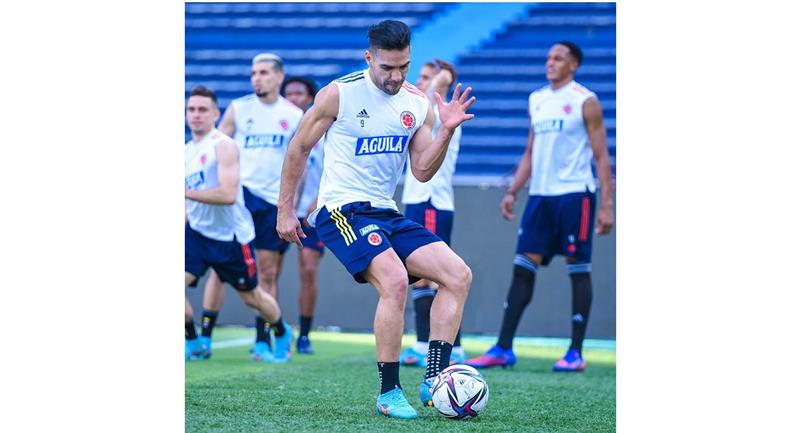 Préparation du match entre l'équipe nationale colombienne et le Pérou.  Photo: TwitterFCF