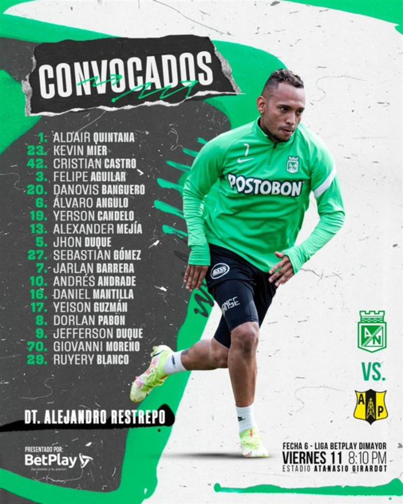 National convoqué contre Oil Alliance.  Photo : Twitter @NacionalOficial