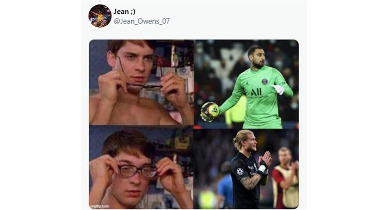 Donnarumma était le sujet principal des mèmes du PSG.  Photo: TwitterJean