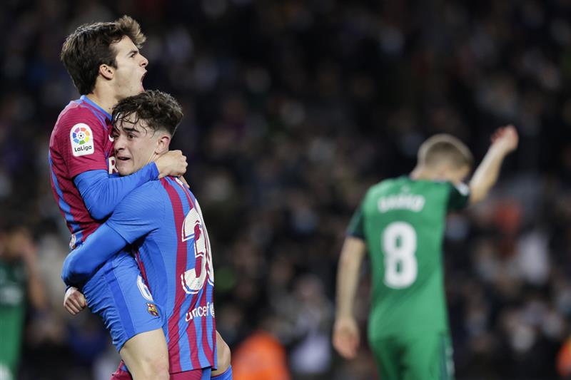 Riqui Puig a marqué Barcelone.  Photo: EFE