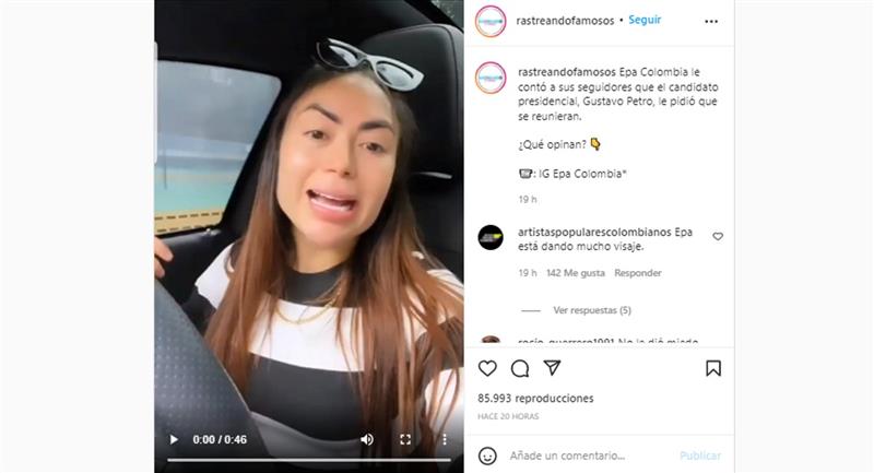 Cliquez pour regarder la vidéo.  Photo : Instagram