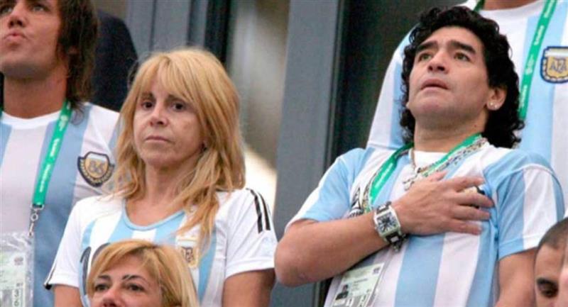 Diego Maradona et Claudia Villafañe.  Photo : Archives