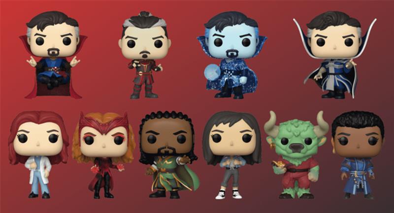 Ce seront les Funko Pops basés sur "Doctor Strange dans le multivers de la folie".  Photo : Twitter @QuidVacuo_