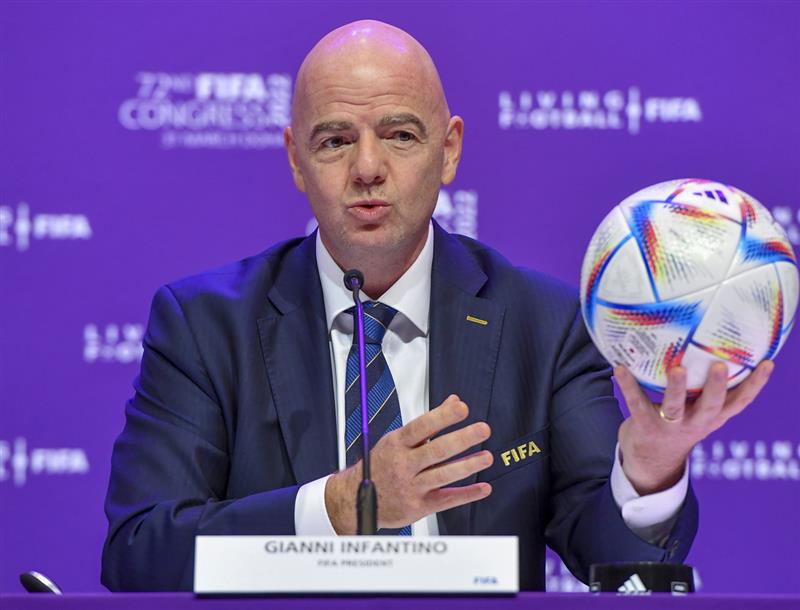 Congrès de la FIFA Gianni Infantino.  Photo: EFE