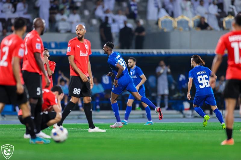 Al Hilal Riyad contre Al Rayyan.  Photo : Twitter @Alhilal_FC