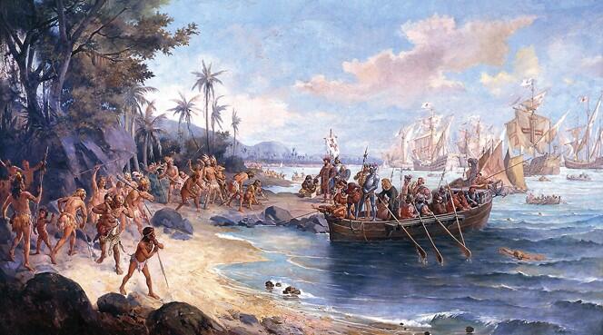 Image d'illustration : Découverte du Brésil.  Image : Wikimédia Commons.
