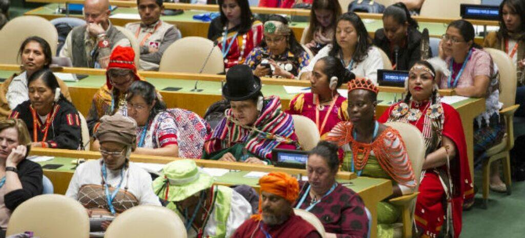 L'ONU célèbre les 10 ans de la Déclaration sur les droits des peuples autochtones.  Image : ONU/Rick Bajornas