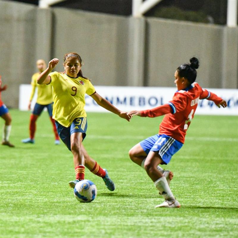 Sous-20 de l'équipe nationale féminine d'Amérique du Sud colombienne. Photo : Twitter @FCFSeleccionCol