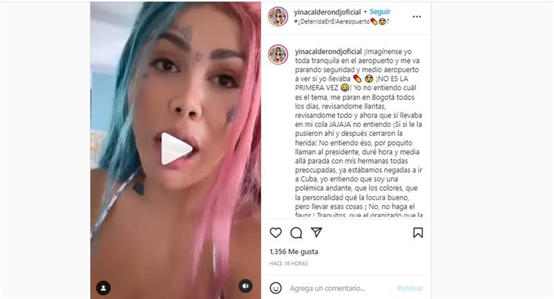 Cliquez pour regarder la vidéo.  Photo : Instagram