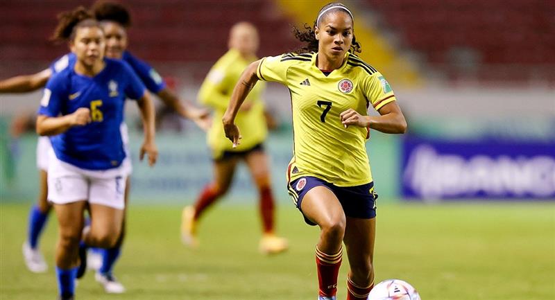 La Colombie n'a pas atteint le but du match nul et a perdu par le minimum avec le Brésil.  Photo: TwitterFCF