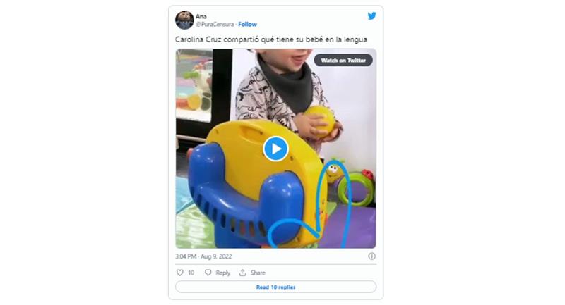 Cliquez pour regarder la vidéo.  Photo : Twitter