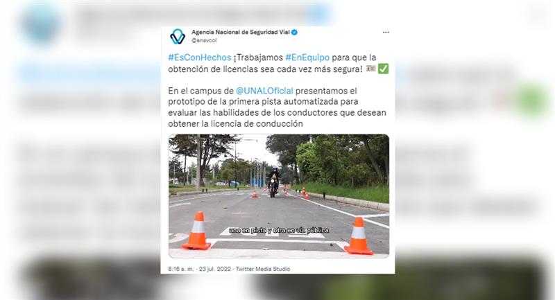 Ils seront testés dans deux examens pratiques qui apportent deux nouveautés importantes.  Photo : Twitter @ansvcol