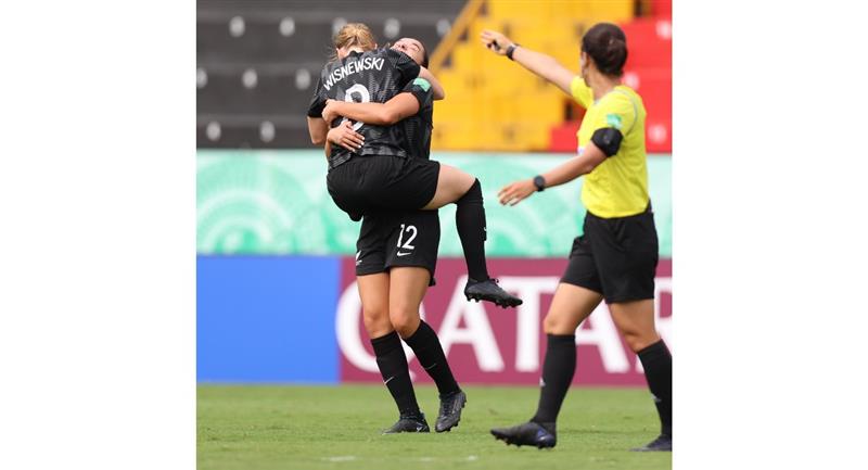 L'équipe de Nouvelle-Zélande a fait match nul en deux matchs joués.  Photo : Twitter @FIFAWWC