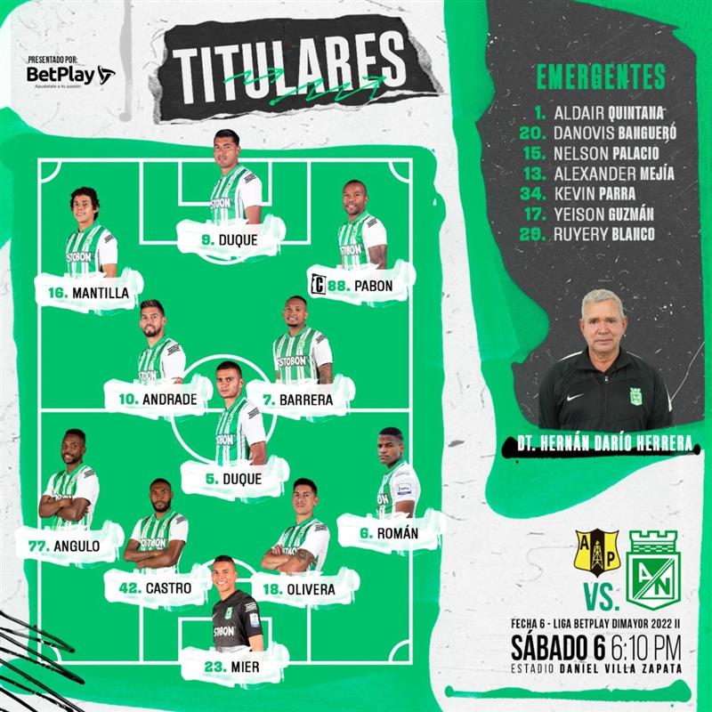 C'est ainsi qu'est né l'Atlético Nacional.  Photo : Twitter @nacionaloficial