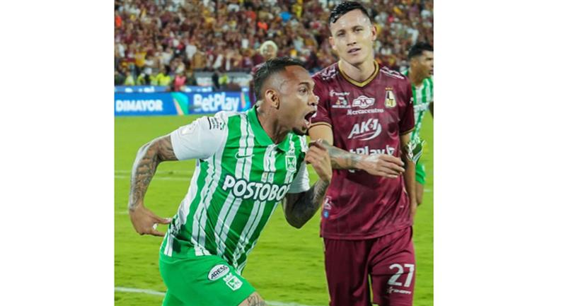 Jarlan Barrera milieu de terrain de l'Atlético Nacional.  Photo: National Athletic Instagram