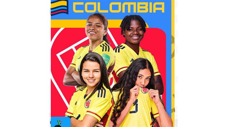 La Colombie affrontera le Mexique pour la Coupe du Monde Féminine U20.Photo : Instagram Colombia Selection