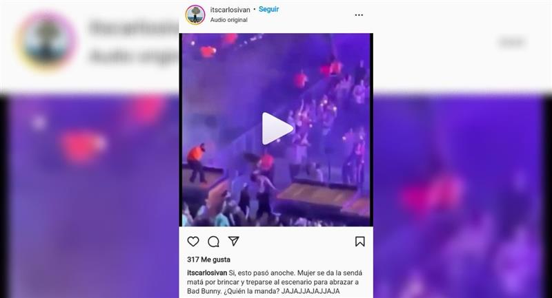 Accident au concert de 