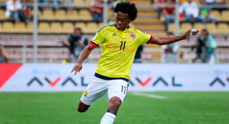 Cuadrado a accordé son vote de confiance à l'entraîneur Néstor Lorenzo.  Photo: EFE