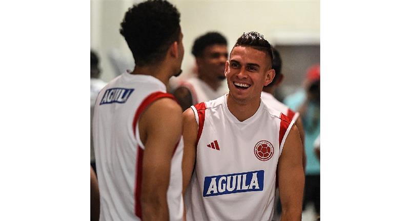 Les joueurs ont tenu une séance de gym le dimanche 18 septembre.  Photo : Twitter @FCFSeleccionCol