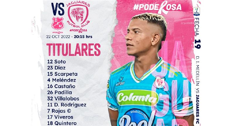Ainsi, il a formé Jaguares de Córdoba.  Photo : Twitter @JaguaresdeCord