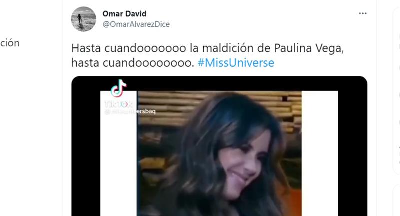 Les mots de Paulina qui sont maintenant considérés comme "condamner".  Photo : Twitter @omaralvarezdice