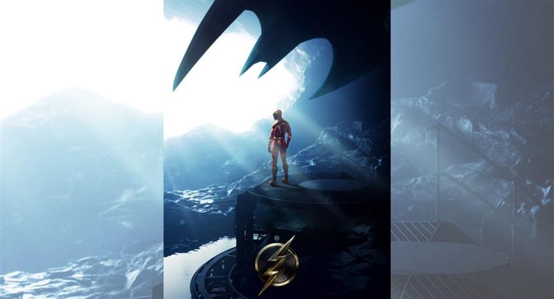 Il s'agit de la première affiche promotionnelle de "Éclair", la bande DC tant attendue.  Photo : Twitter @DCComics