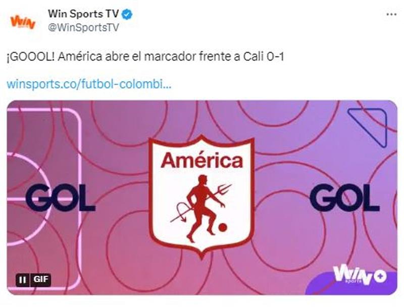 Capturez Twitter.  Photo : Twitter @WinSportsTV