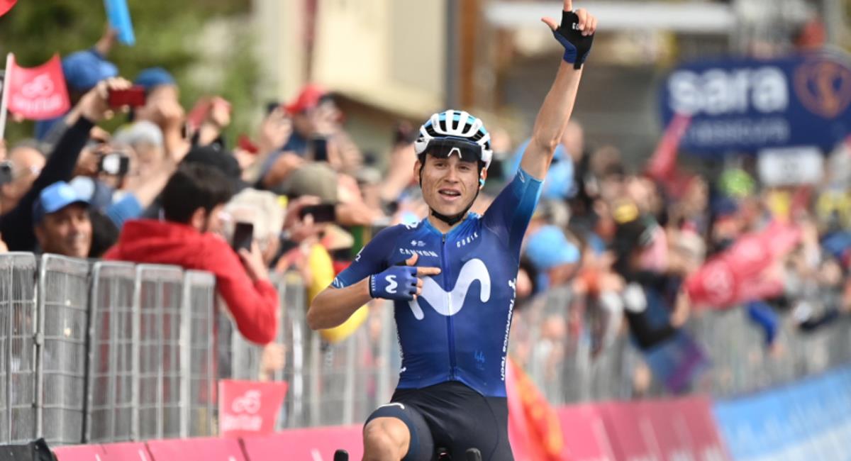 Einer Rubio Colombie au sommet !  C'est ainsi que la presse a raconté le triomphe du boyacense dans le Giro d'Italia