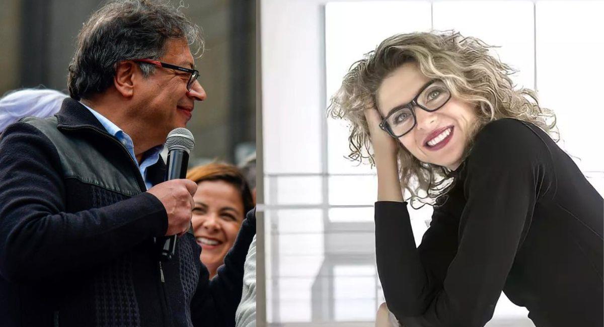 Margarita Rosa de Francisco a été émue par le discours de Gustavo Petro