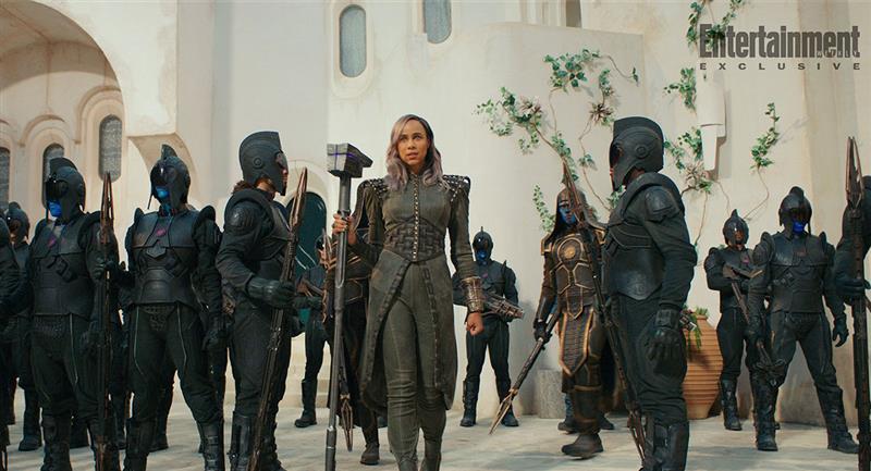 Ce sont les nouvelles images promotionnelles de "The Marvels".  Photo : Twitter @EW