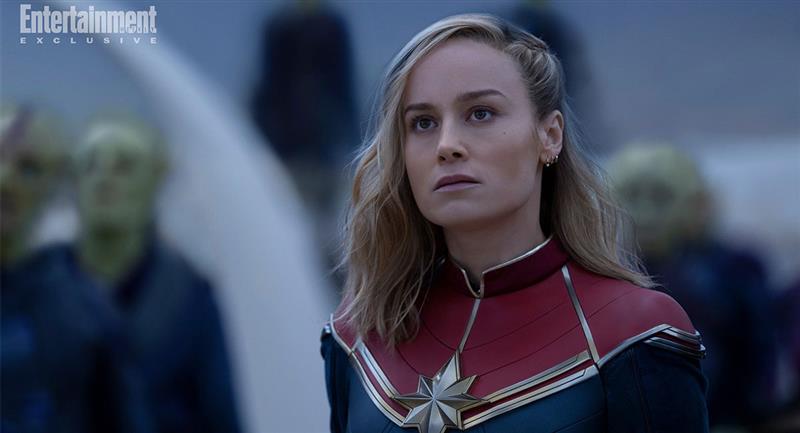 Ce sont les nouvelles images promotionnelles de "The Marvels".  Photo : Twitter @EW
