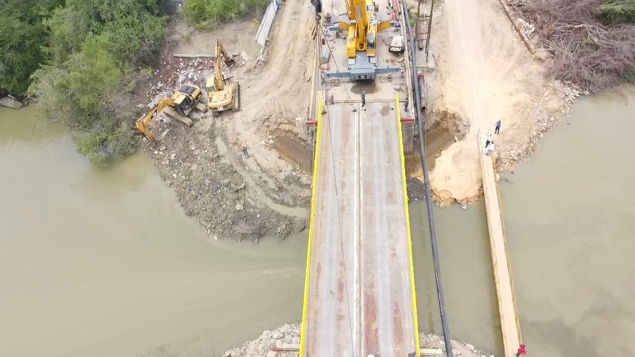 95% de progrès sont signalés sur le pont La Reina sur la route Carenero-Guayacán