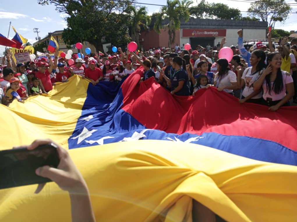À Lara, ils ont dénoncé le blocus économique contre le Venezuela