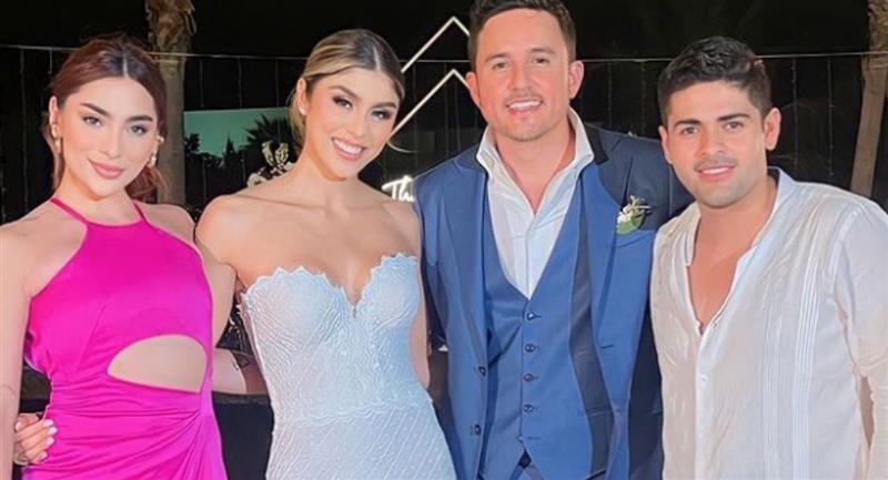 La Mafe Méndez et Alejo Suárez étaient parmi les invités.  Photo : Instagram @lamafemendez