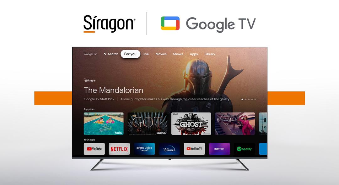 L'alliance Google-Síragon se matérialise avec l'incorporation de Google TV