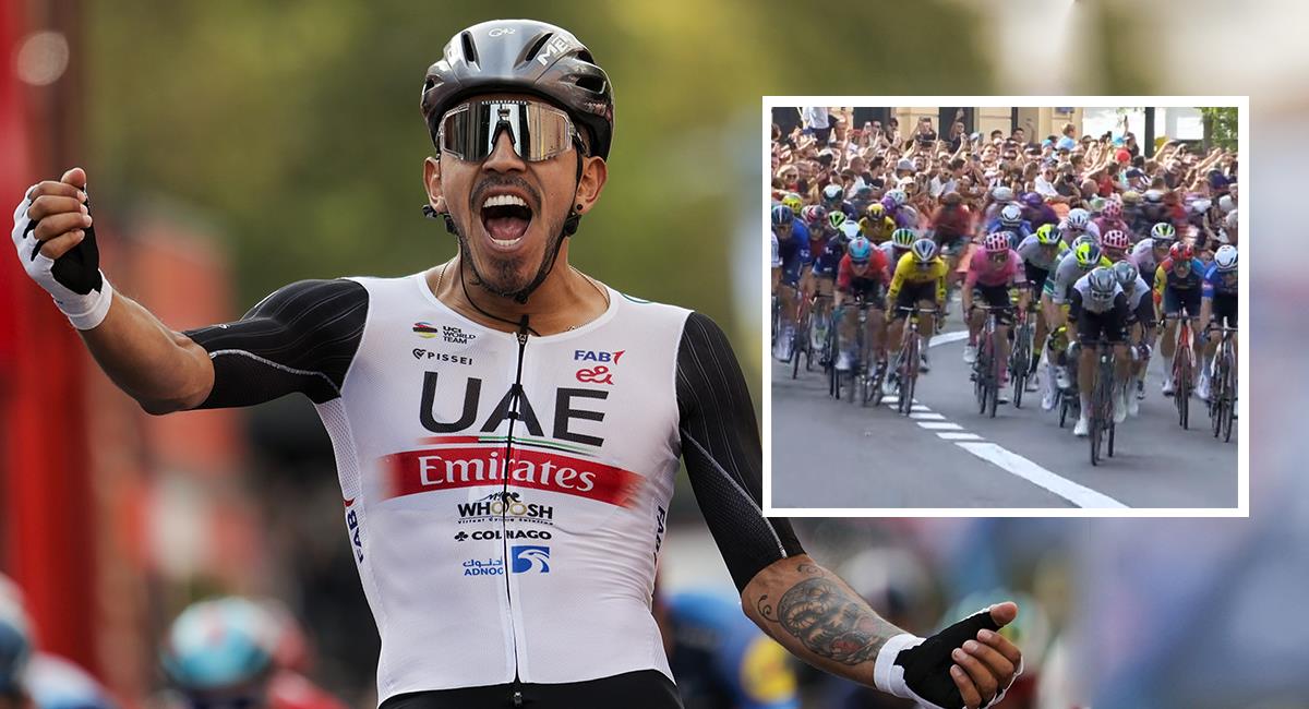 Brillant sprint!  C'était l'arrivée impressionnante de Sebas Molano dans la 12e étape
