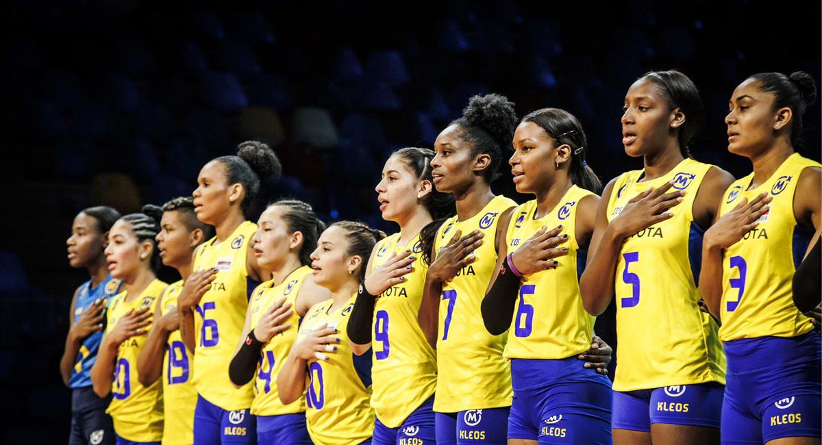 La Colombie s'est inclinée face à la Slovénie lors de sa cinquième défaite aux pré-olympiques de volleyball féminin