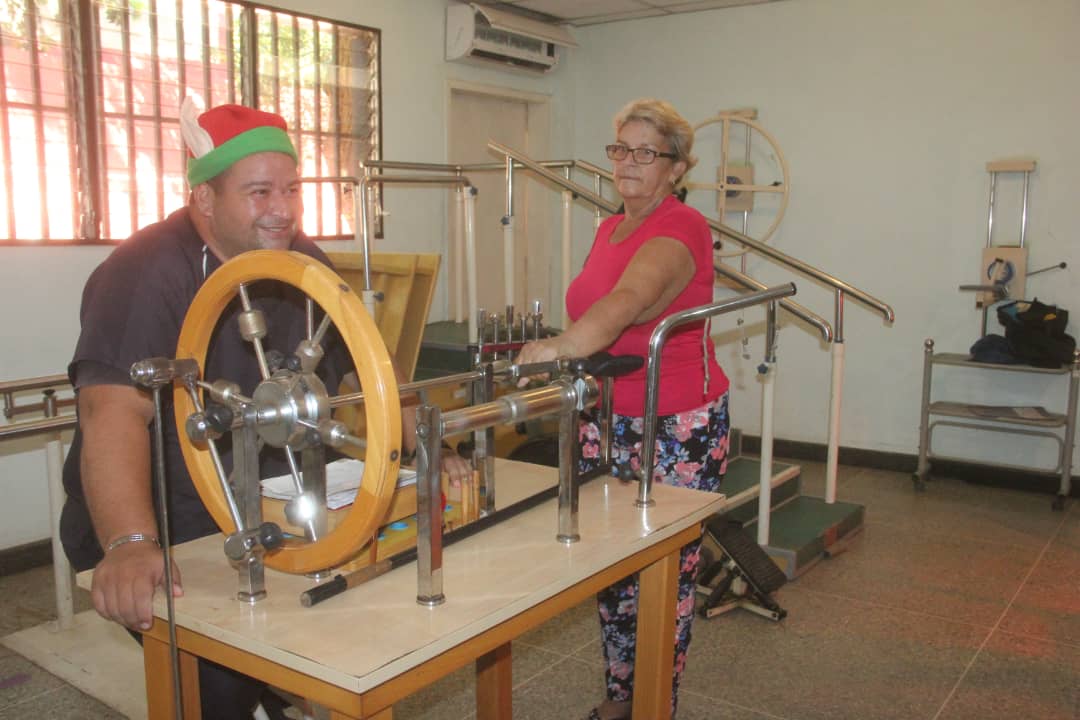 Huit salles de rééducation sont opérationnelles à La Guaira