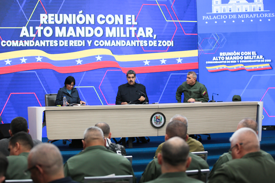 Maduro exhorte les forces de sécurité à protéger la paix intérieure