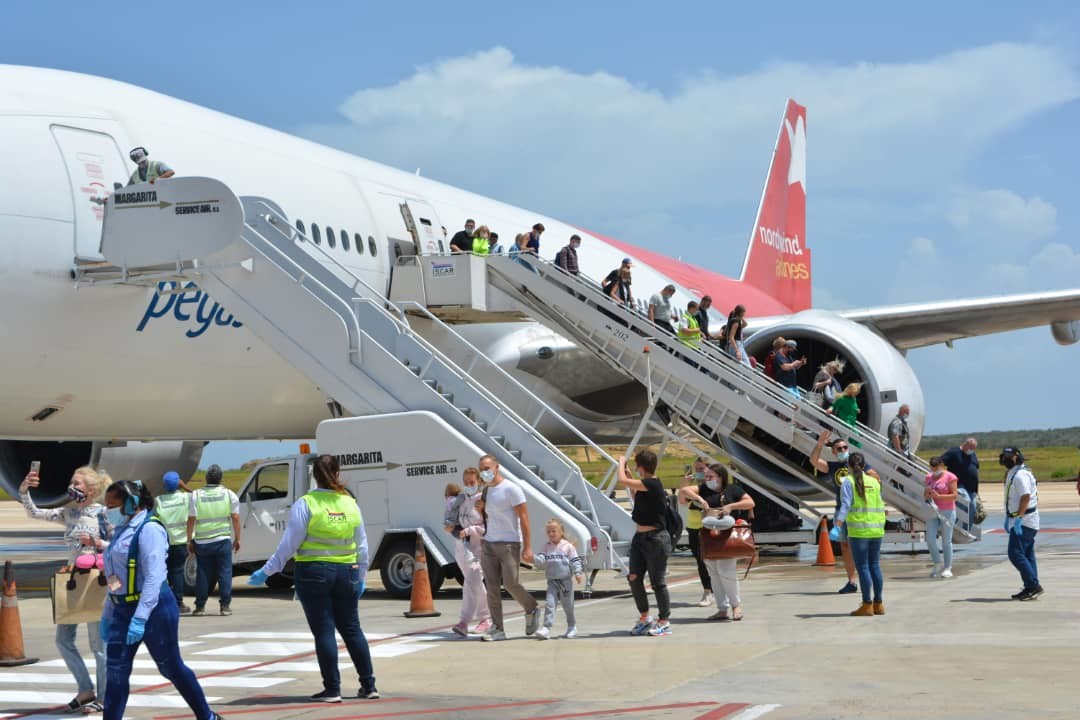 Plus de 735 touristes européens sont arrivés à Margarita ce 26 décembre