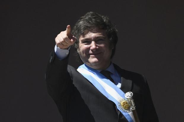 Le nouveau président de l'Argentine, Javier Milei. (Photo de Luis ROBAYO/AFP)