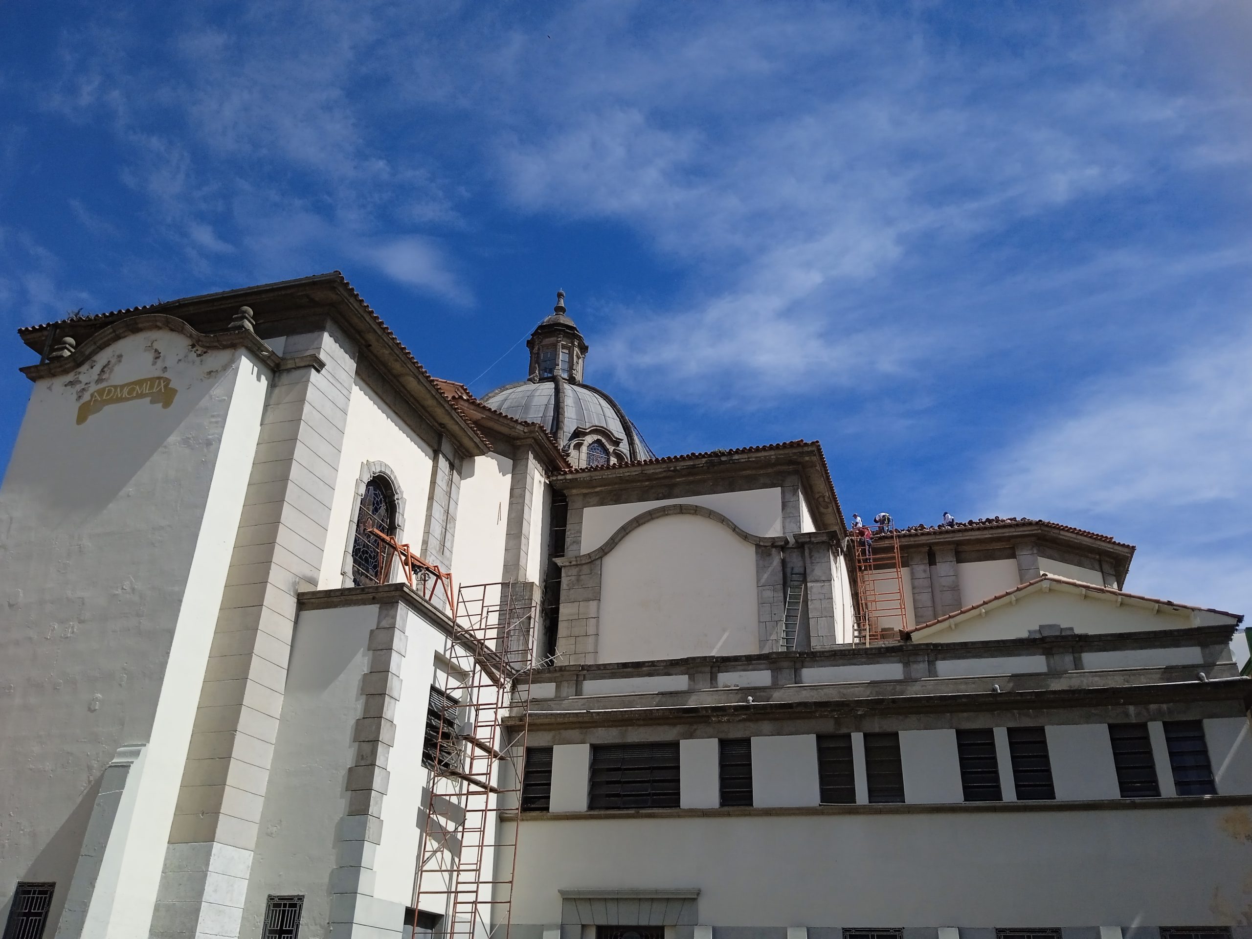Basilique mineure restaurée dans la ville de Mérida