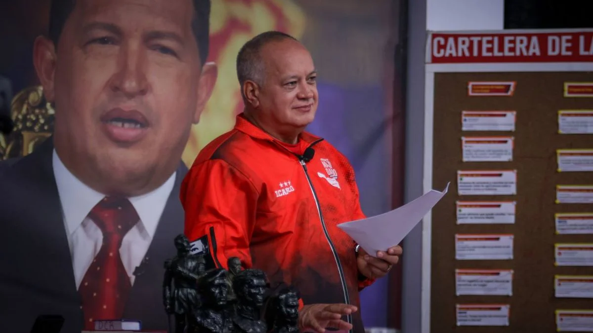 Cabello a dénoncé un réseau de financement pour la déstabilisation