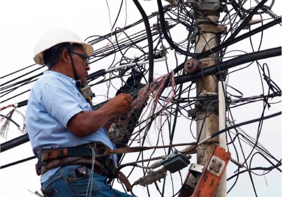 Cantv réalise des travaux correctifs sur les réseaux de transmission à Caracas