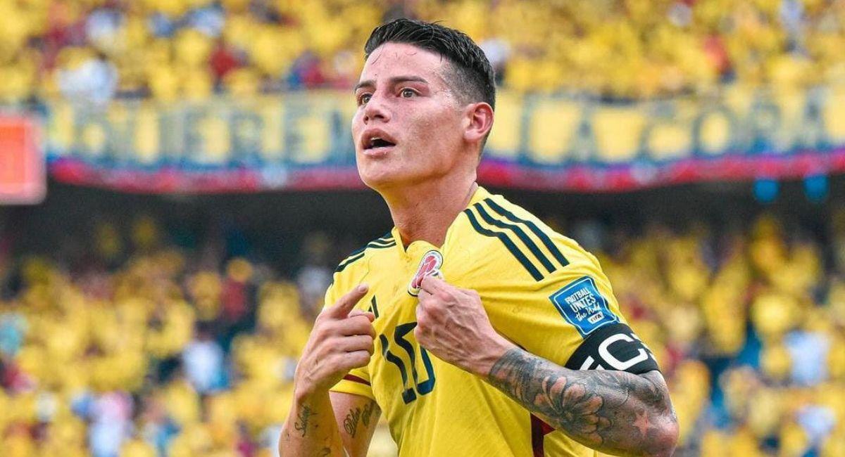 James Rodríguez. Foto: Instagram